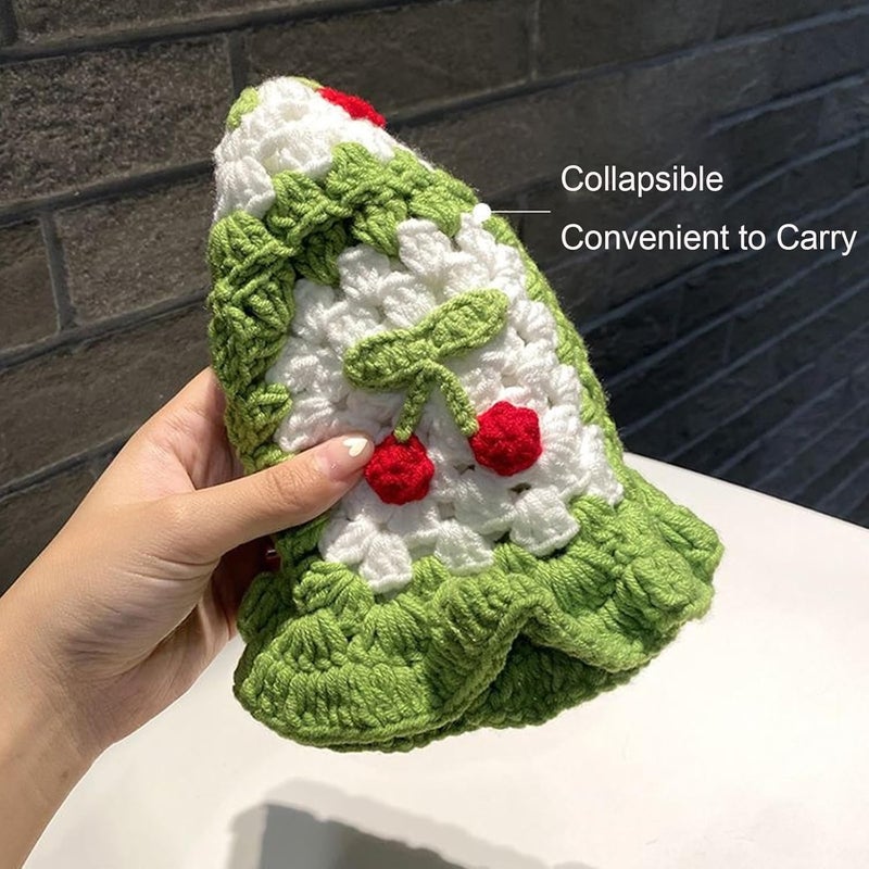 Busnos Crochet Bucket Hats for Women Handmade Hat Cute Foldable Knitted Hats for Women - Image 5